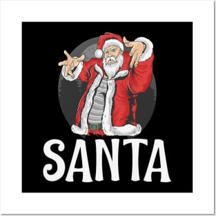 Funny Christmas Santa Claus Shirt, Cool Santa  Shirt, Santa Shirt, Holiday Shirt, Shirt For Christmas, Christmas Gift Posters and Art